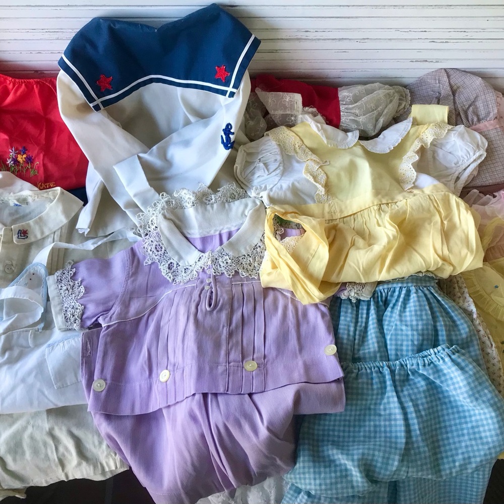 Huge Lot of True Vintage Kids Clothing! Perfect for resale.